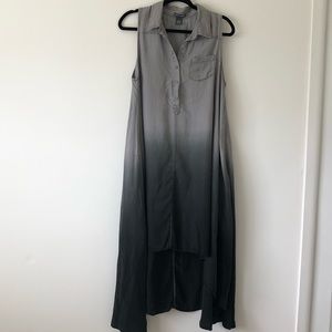 Chelsea & Theodore high low ombré dress